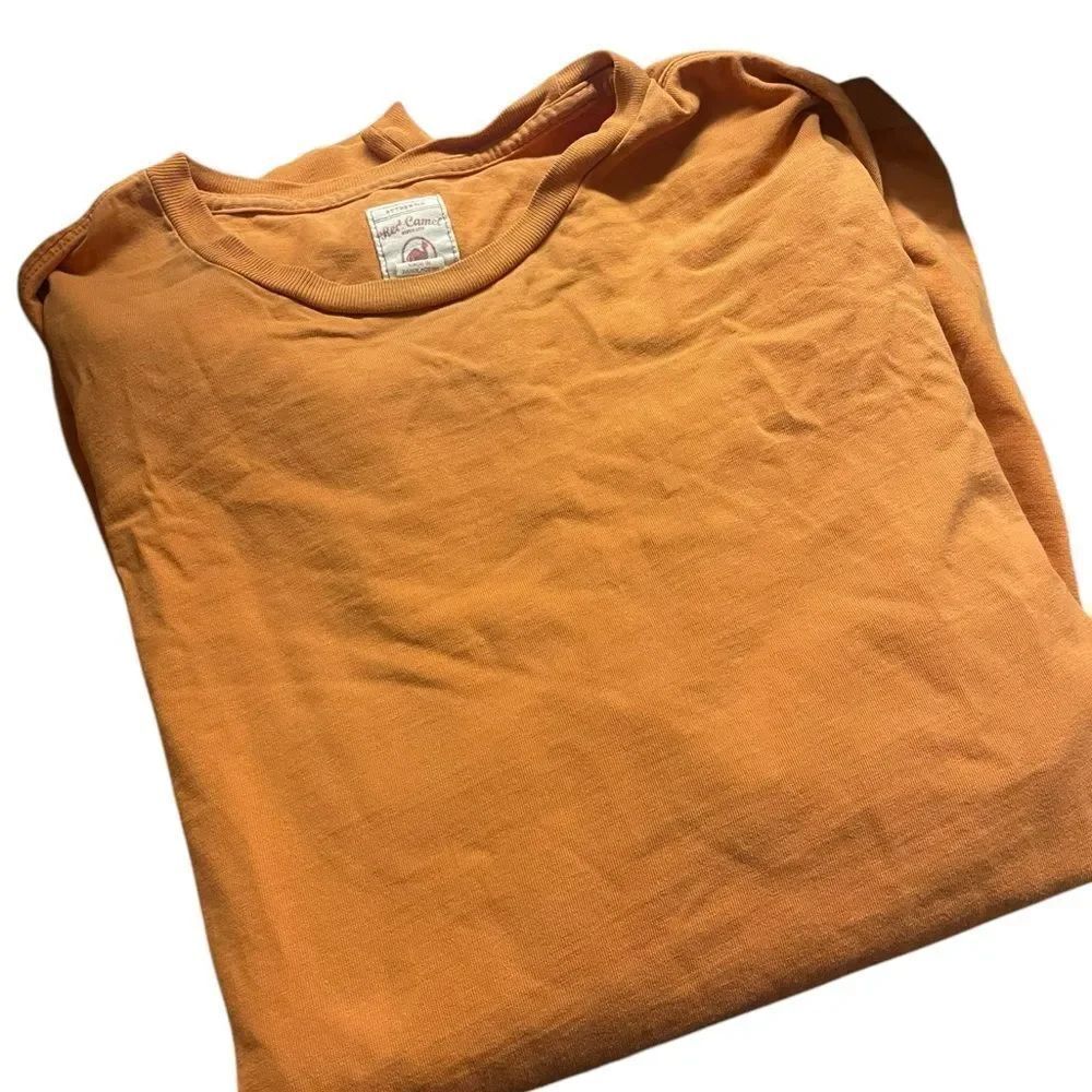 Red camel size XL excellent condition long sleevedComfortable Orange Men's Shirt